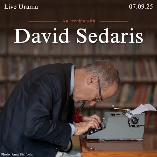 An evening with David Sedaris (DE)